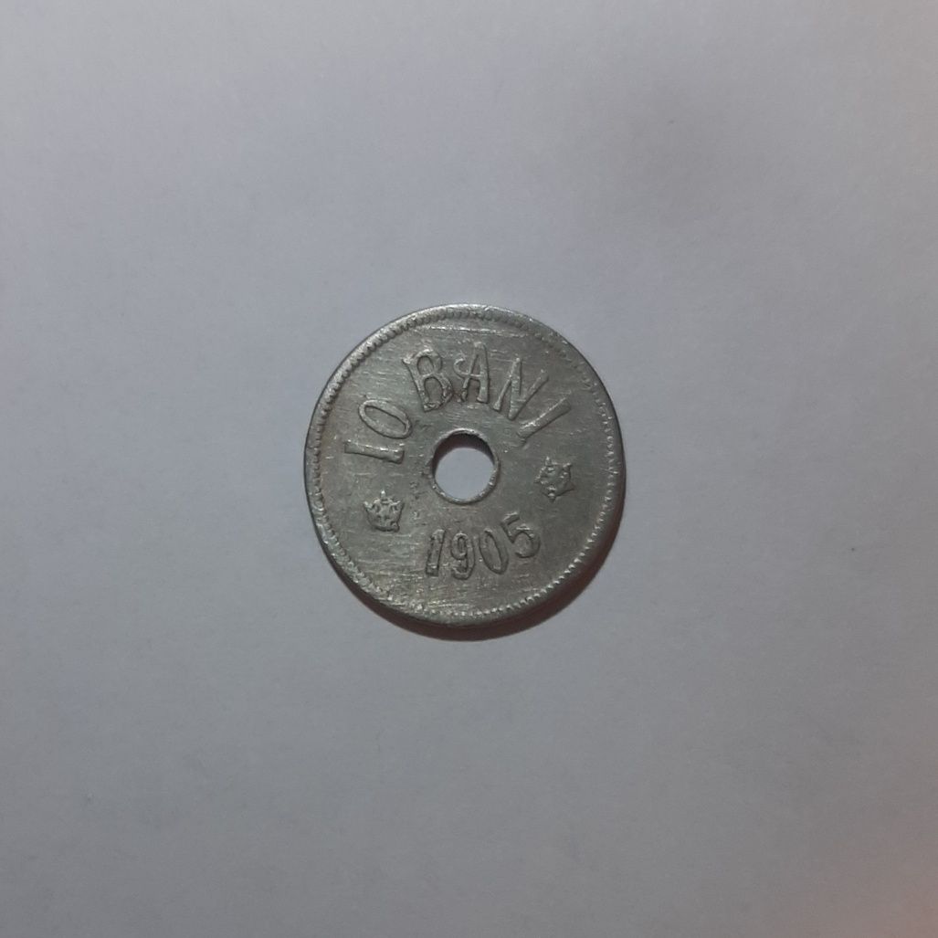 Moneda veche 10 bani 1905 de colecție