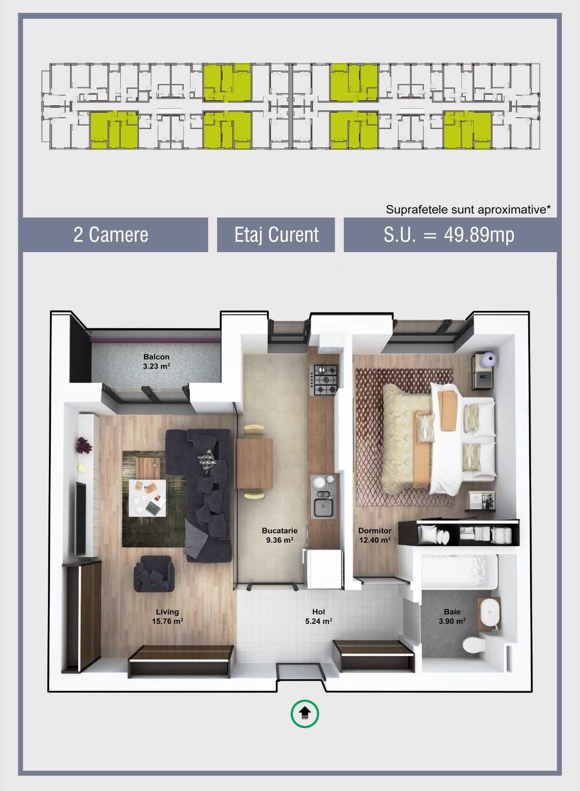 Apartament 2 camere