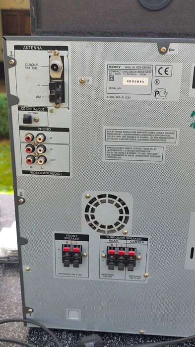 СОНИ - модел HCD-XB80AV - Мощна  музикална система и домашно кино...