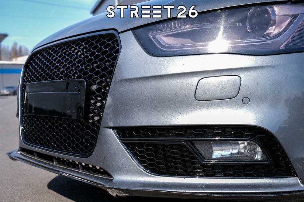 Grila Audi A4 B8 Facelift (2012-2015) RS4 Design Negru Lucios