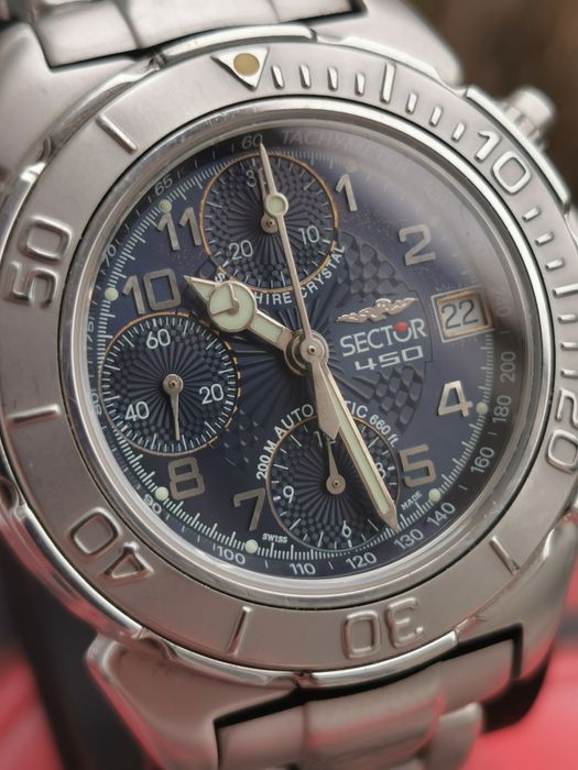 Ceas Sector No limits 450 chronograph automatic eta 7750