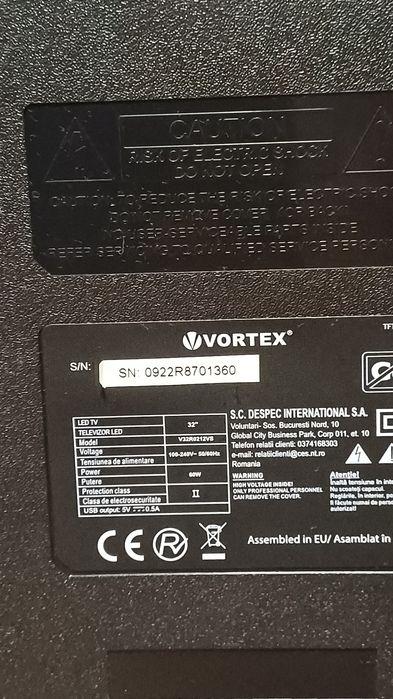 Tv vortex defect  smart