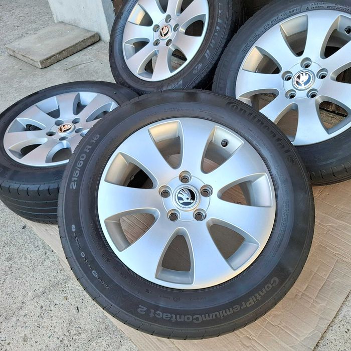 R16 Originale 5x112 SKODA Superb Octavia Yeti Golf Passat Roti/Jante