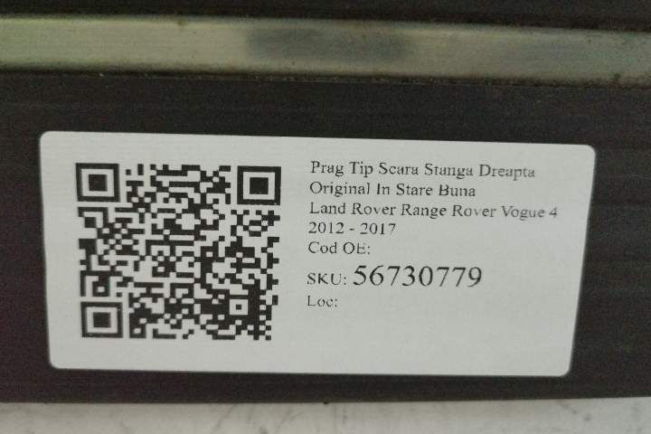 Prag Tip Scara Stanga Dreapta Original In Stare Buna Land Rover  Range