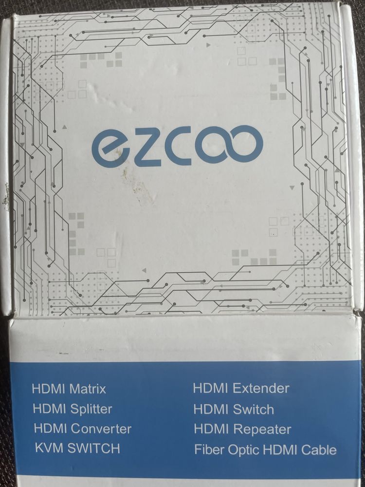 EZCOO USB 2.0 Extender 50m USB Hub Via Ethernet Cat5e/Cat6