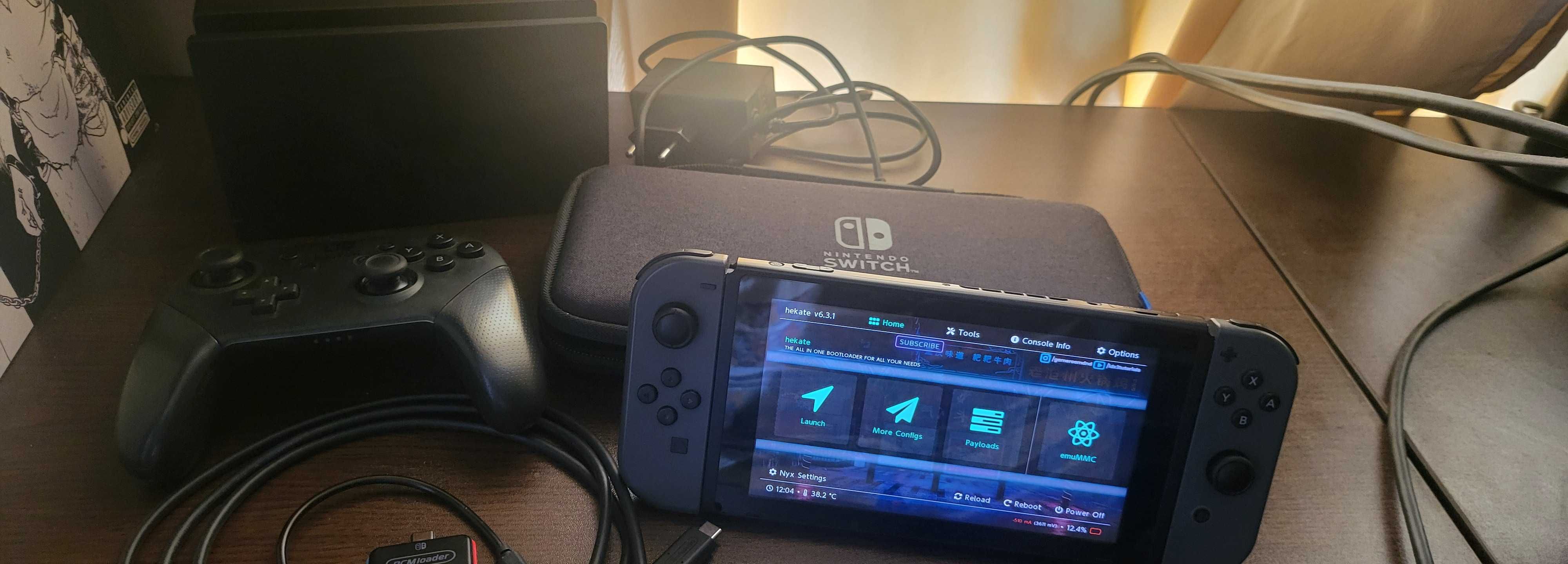Nintendo Switch v1 с Atmosphere/Hekate