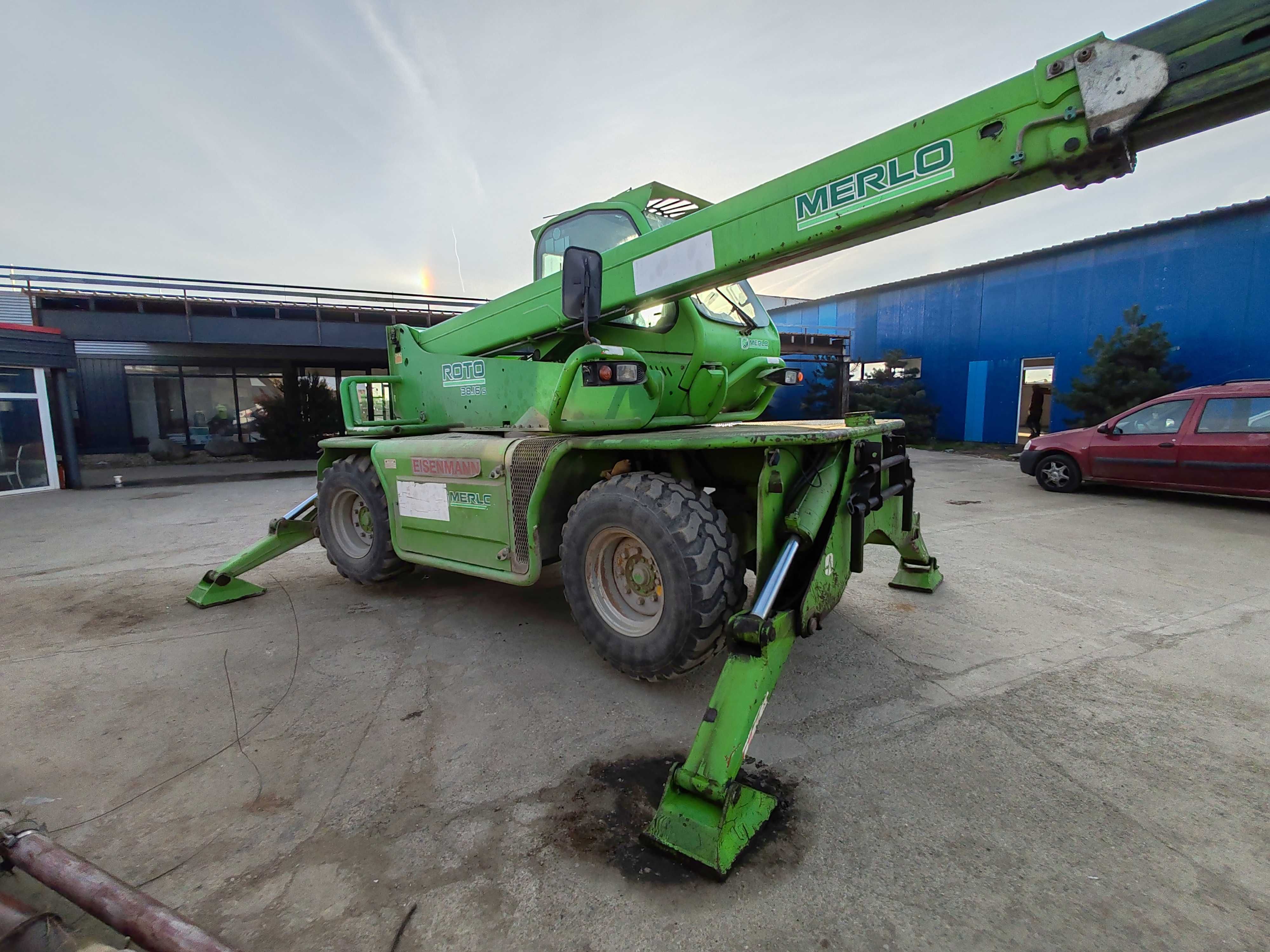 Incarcator telescopic Merlo Roto 38.16S 2008 (manitou) Accept test