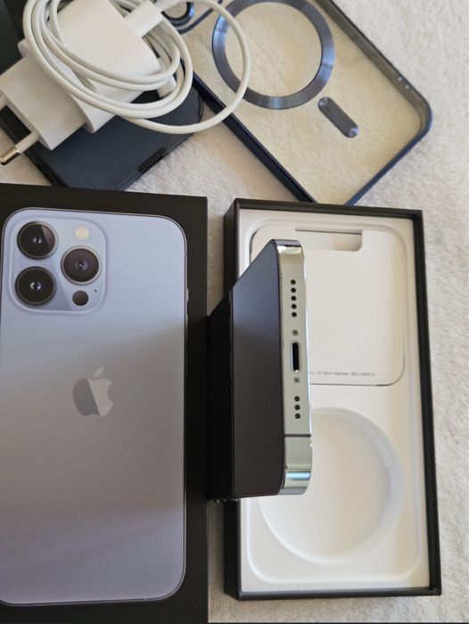 iPhone 13 Pro, Sierra Blue, 128 Gb, FULL BOX, CA NOU