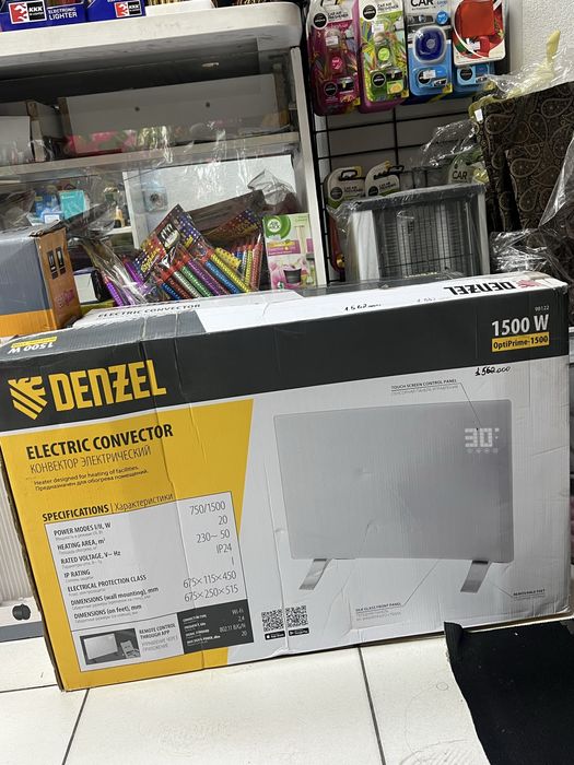 Конвекторы электрические Denzel OptiPrime (1500 / 2000 Вт )