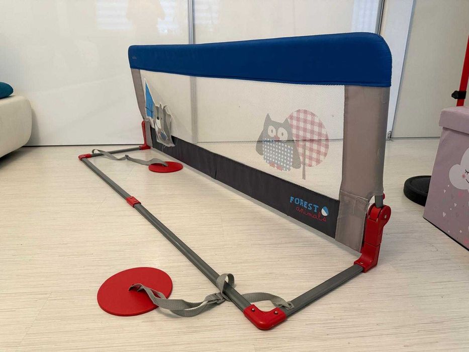Protectie pat rabatabila pentru somiera adancita 150 cm Olmitos Little