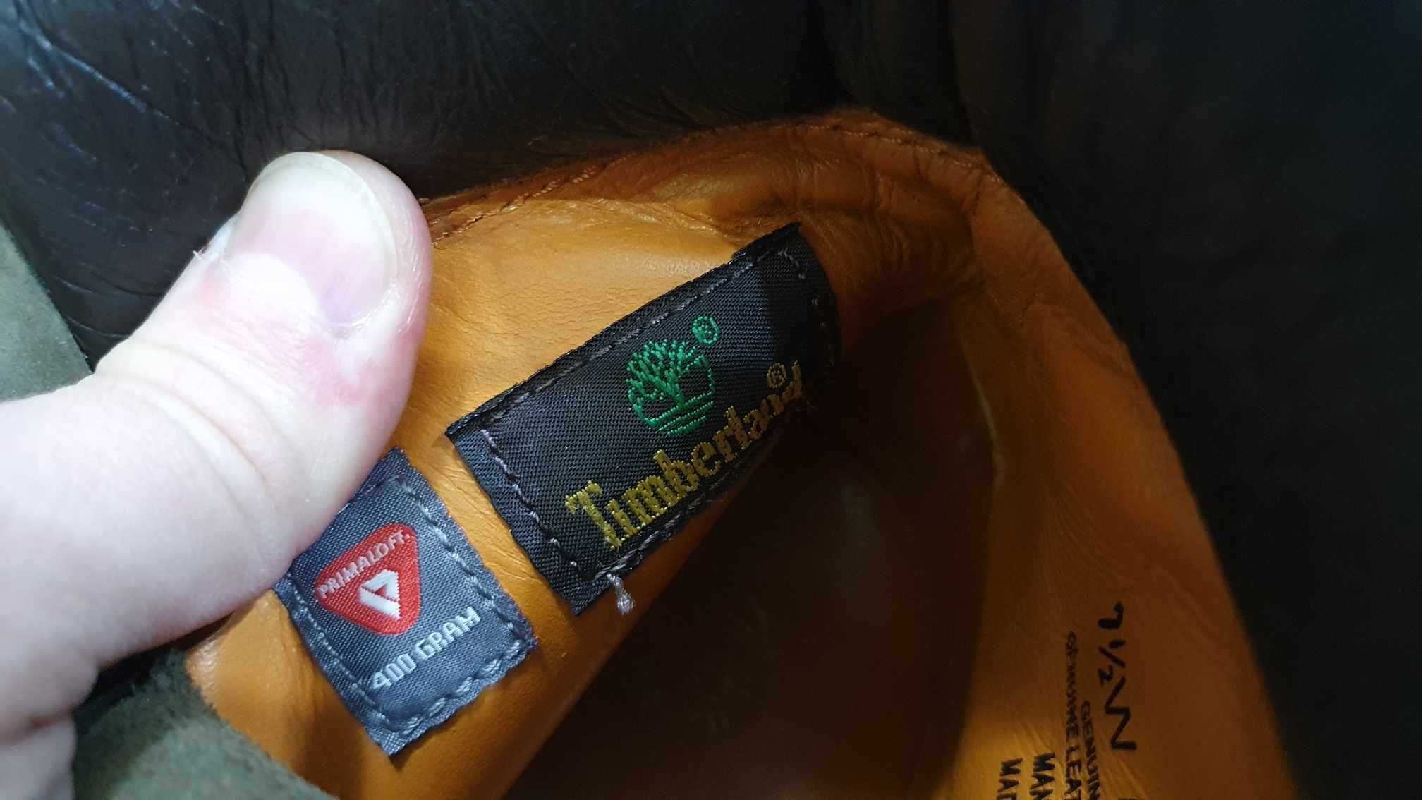 Timberland Premium Boots Mens GreenOlive-Kaki Waterproof Size 42 Noi