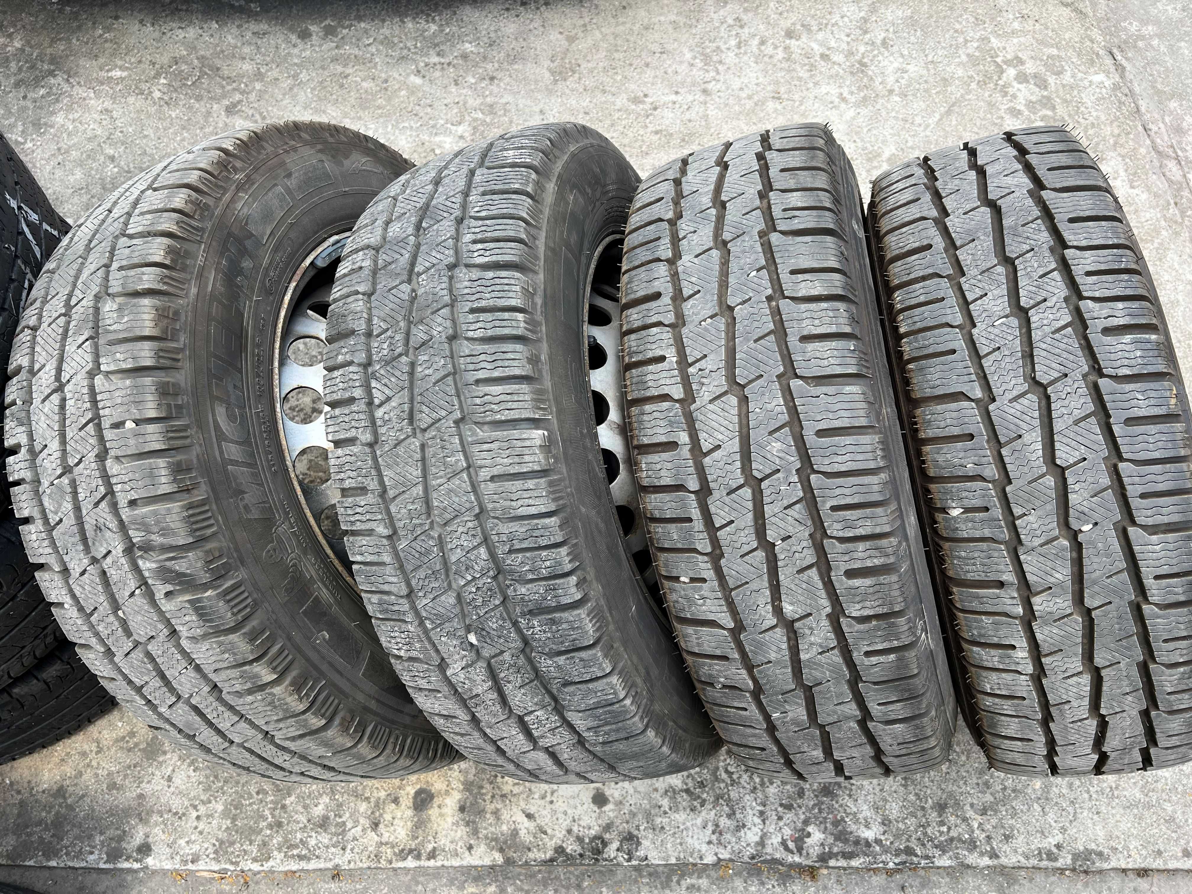 НОВИ гуми Michelin 215/65/16C с джанти 6.5Jx16 ET60 5x160 за Форд/Ford