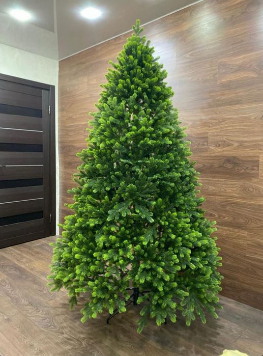 Ёлка (ель) искусственная литая на шарнирах 210см