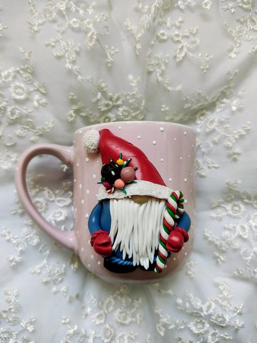 Чаши с декорация от полимерна глина