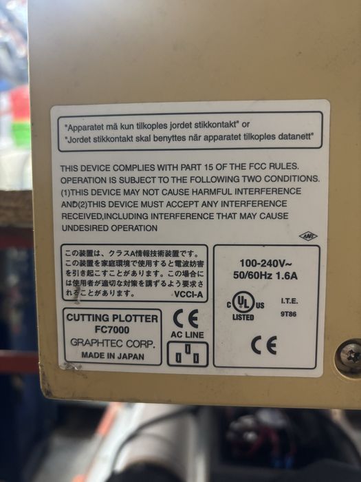 Плотер Graphtec fc 7000