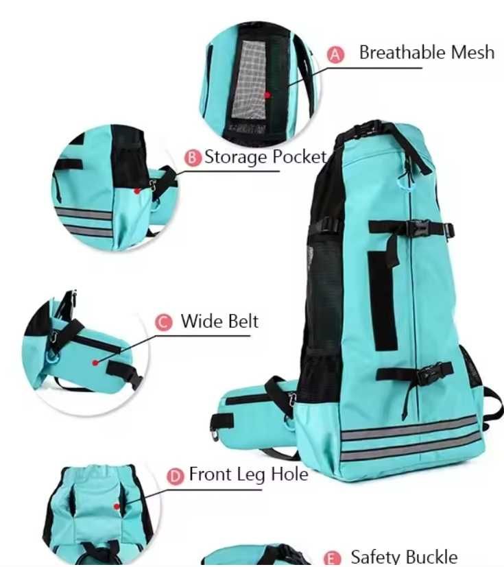 Rucsac special pentru transportat câini, mărimea M.