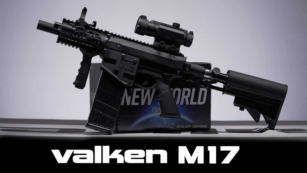Pusca Airsoft FullAuto Walken M17 Cal.68 Modif 28j Butelie 200BAR