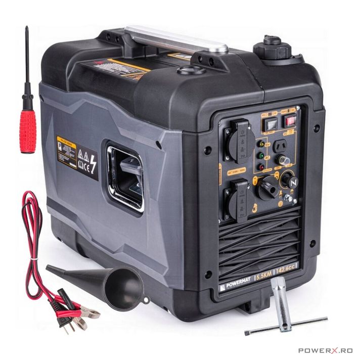 Generator curent electric 3000W, capacitate rezervor 4 litri, motor in