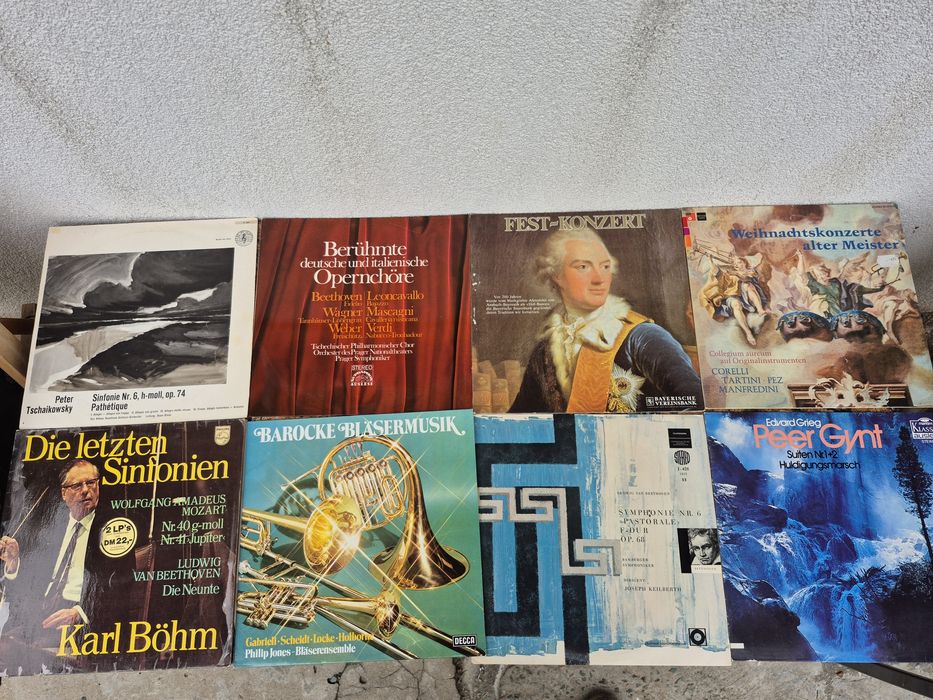 Vând Lot 150lp Discuri Vinil colectie muzica clasică
