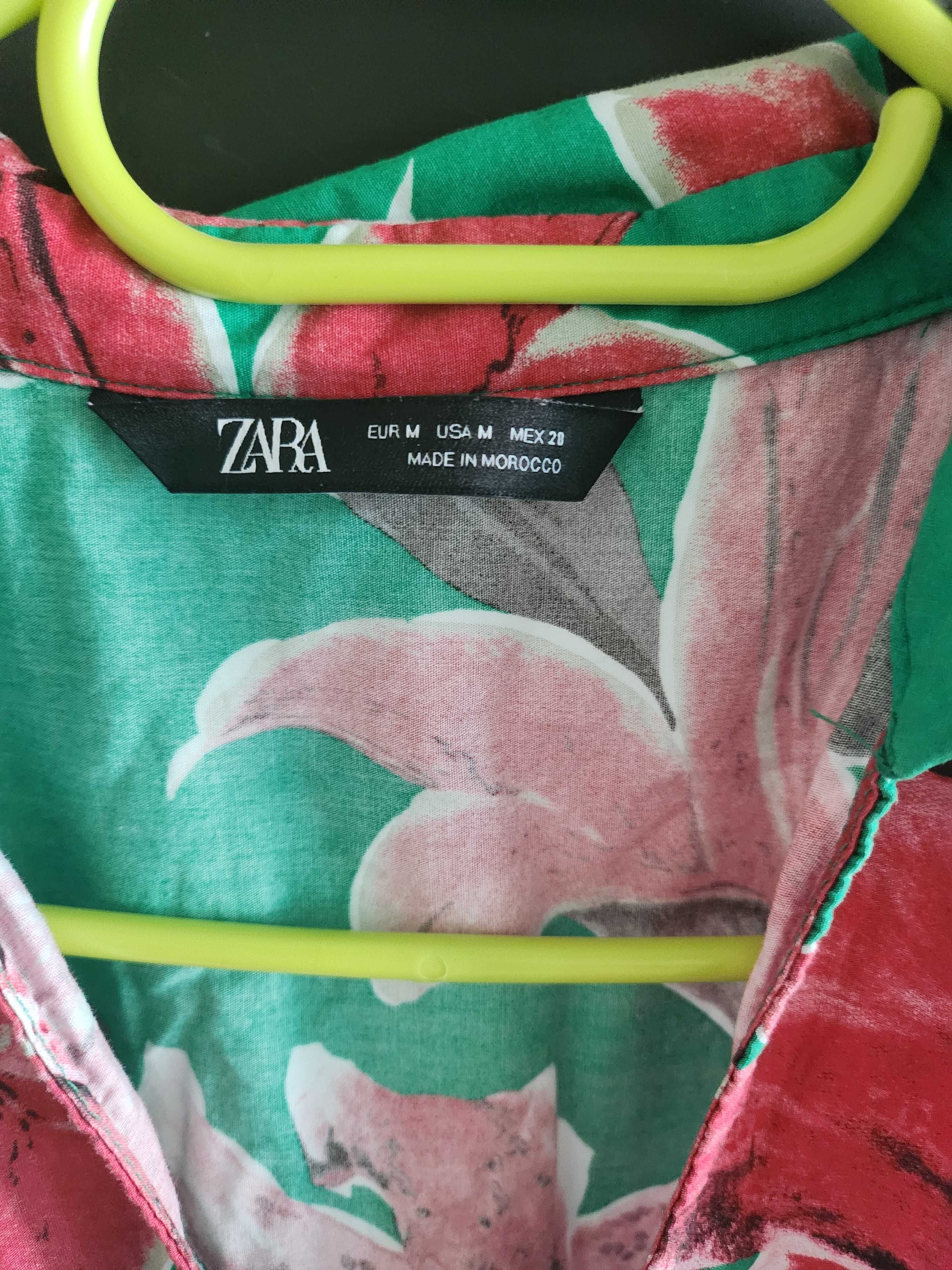 Лятна рокля Zara/ Бяла дантелена рокля