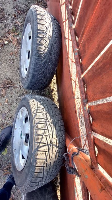 Anvelope de iarna cu jante de tabla Skoda Octavia 2