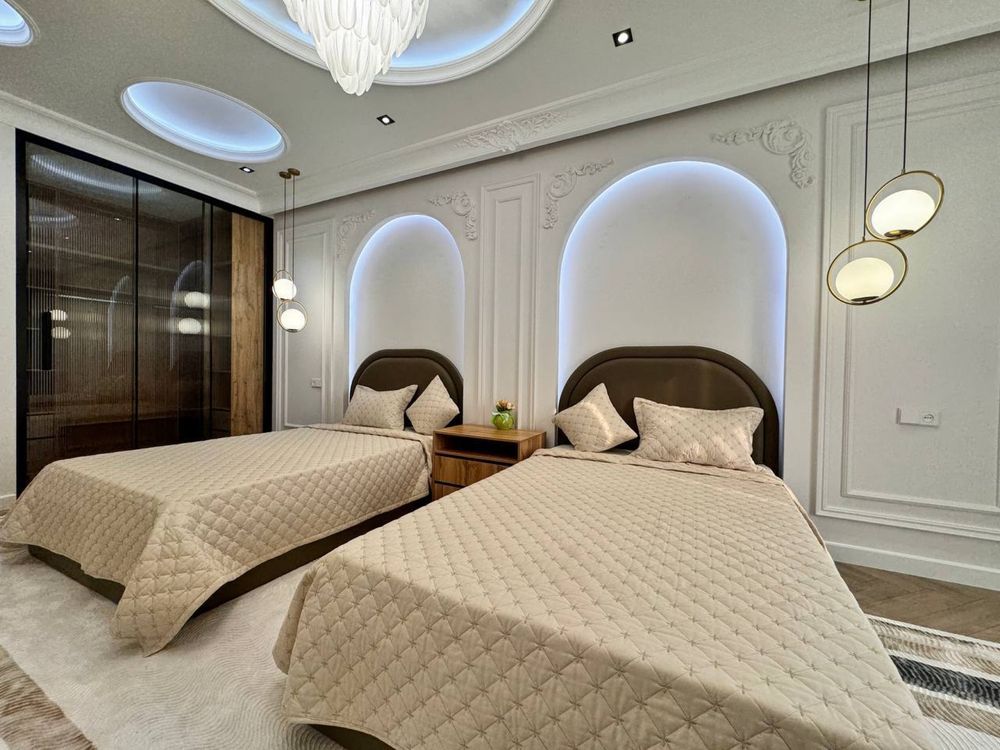 daily rent 3 room apartment in Tashkent City. Суточная квартира в Сити