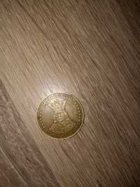 Monedă din anul 1992 cu chipul lui Stefan cel mare.