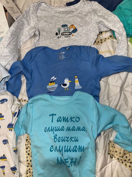 Лот дрехи дете бебе момче есен-зима 74-80  H&M,Topimini,немски марки