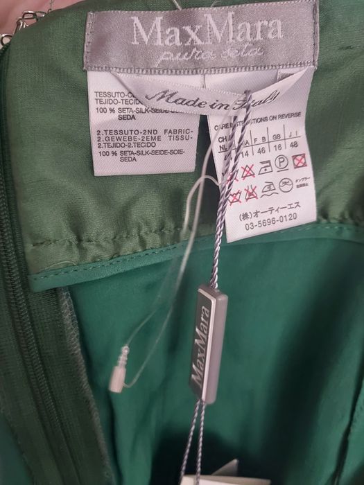 Max Mara Size M-XL Вълна/ ESCADA Size M 100% Вълна Дълго палто