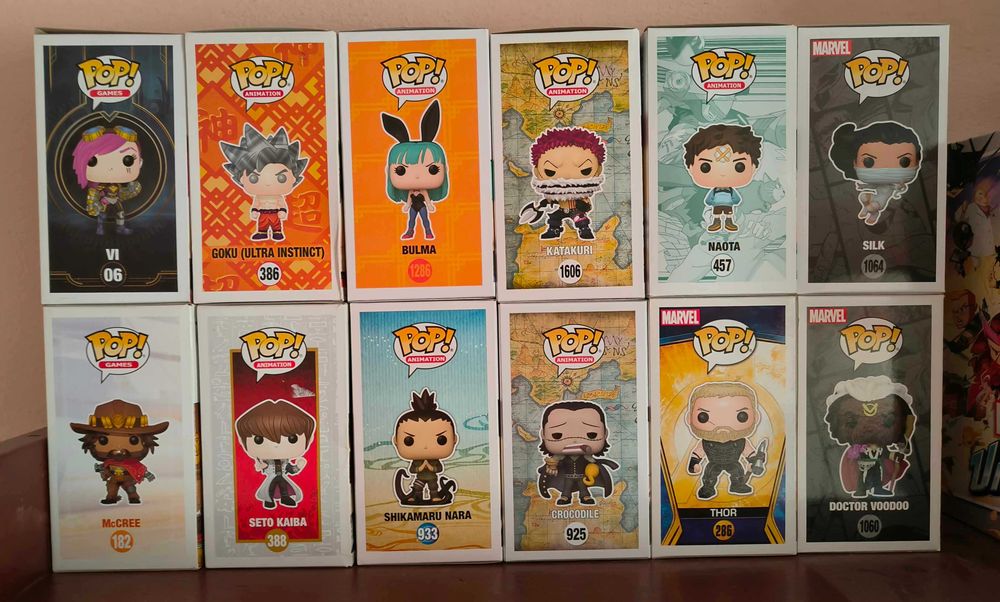 Funko POP - DC, Marvel, The Boys, League of Legends, anime, etc.