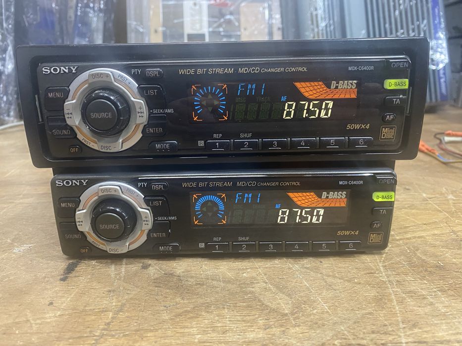 Minidisc auto Sony Old school