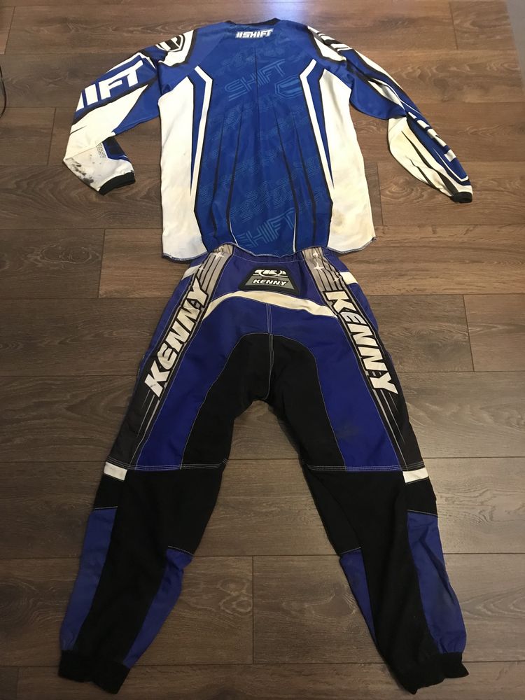 Pantaloni + bluza enduro motocross cross KENNY Marime M