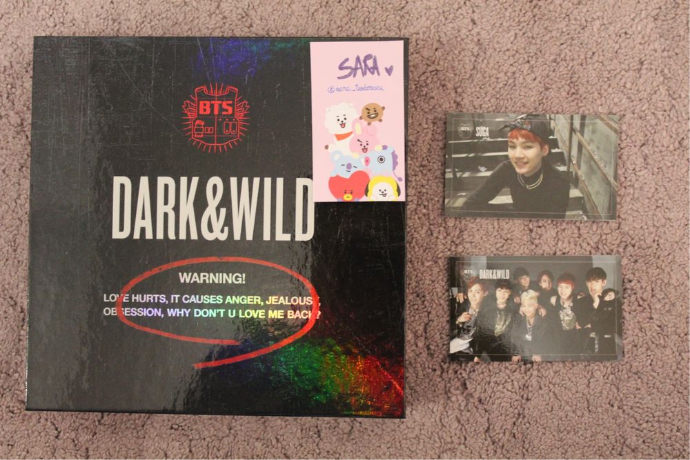 Photocard BTS OT7 - DARK&WILD