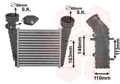 Intercooler VW Passat 1.9 TDI AVB / AVF / AWX + Transport Gratuit