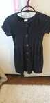 Rochie ZARA, neagra, material brodat