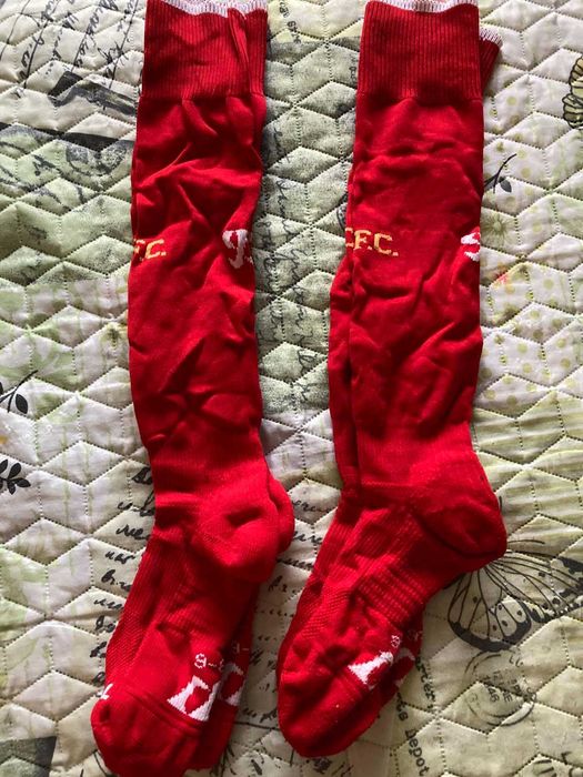 Високи чорапи за футболни тренировки Ливърпул / Liverpool.