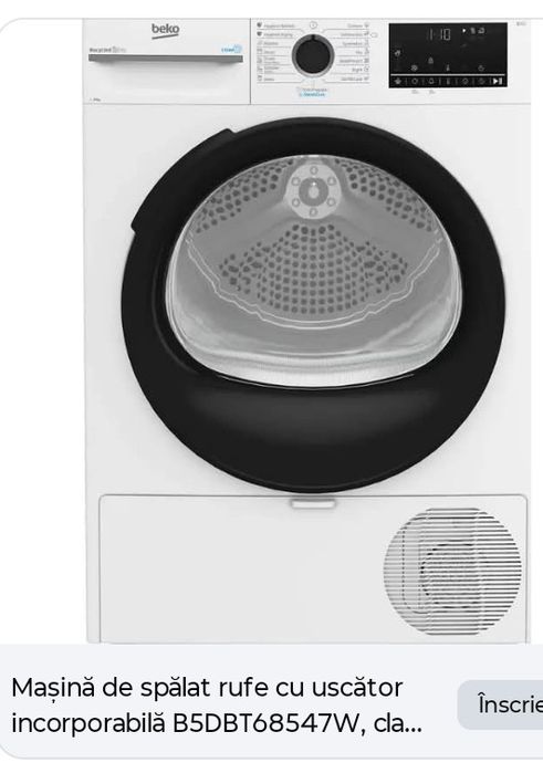 Mașină de spălat Beko cu uscător nou sigilat cu garanție