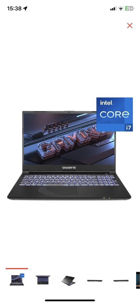 Ноутбук GIGABYTE G5 MF5 15.6"