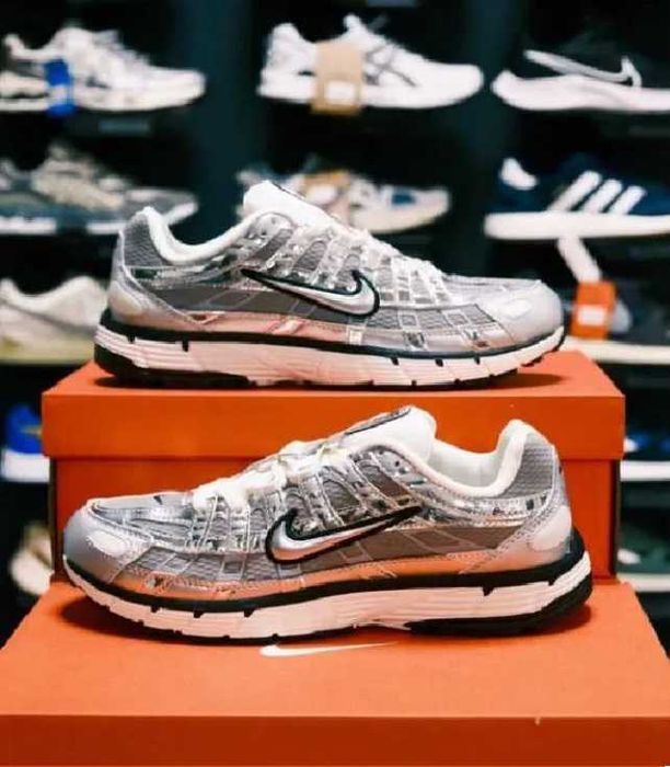 Спортивные мужские кроссовки Nike Р-6000 серые