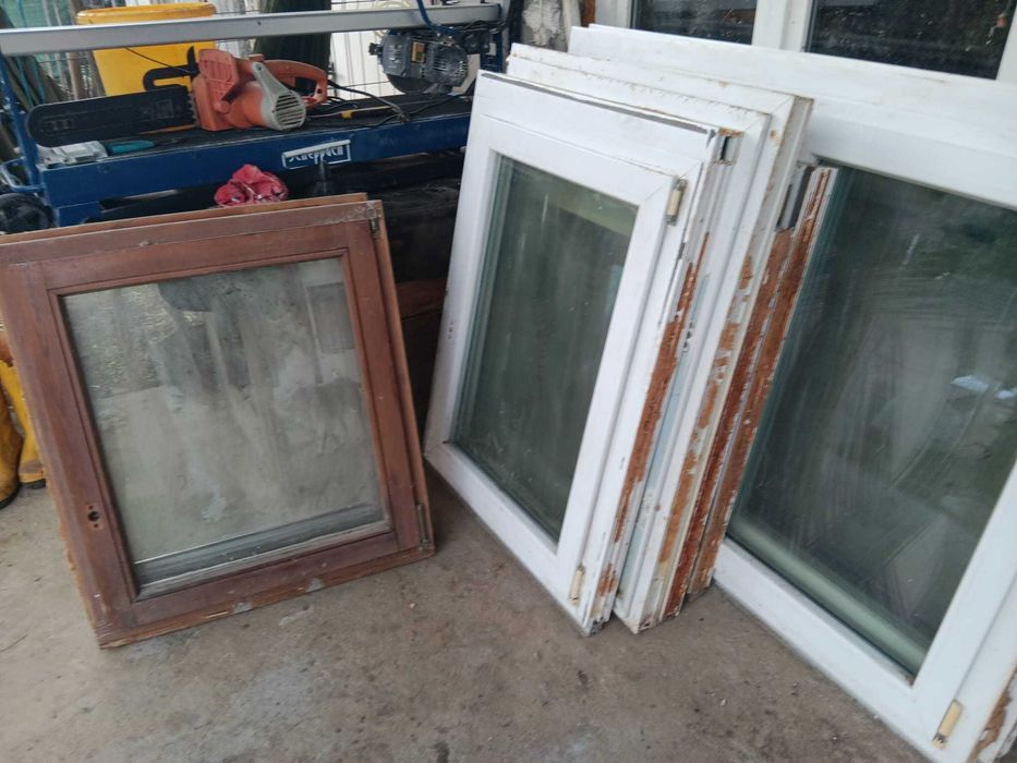 Geamuri termopan second-hand, PVC și lemn