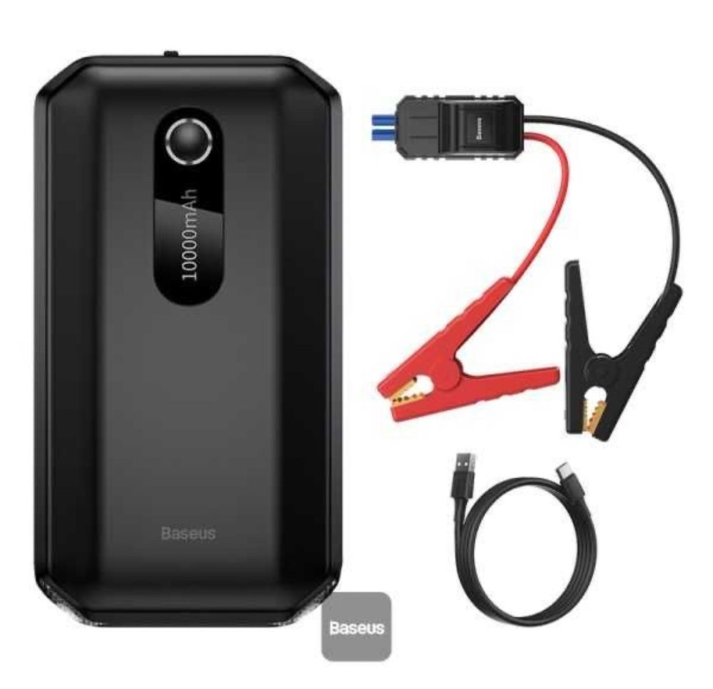 Baseus Стартер (Пусковое устройство для авто)Car Jump (10000mAh,1000A)