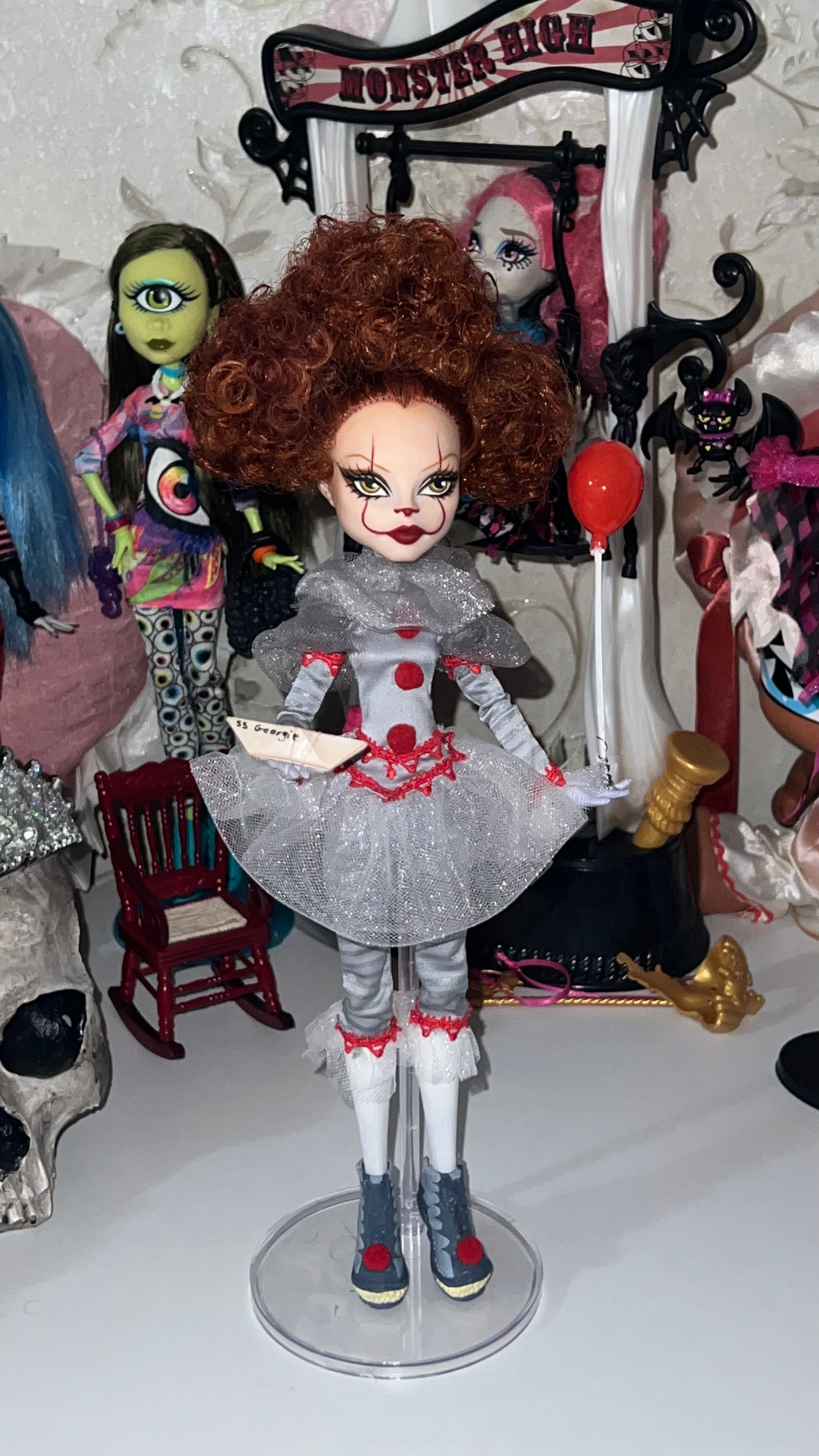 Monster high pennywise custom papusa