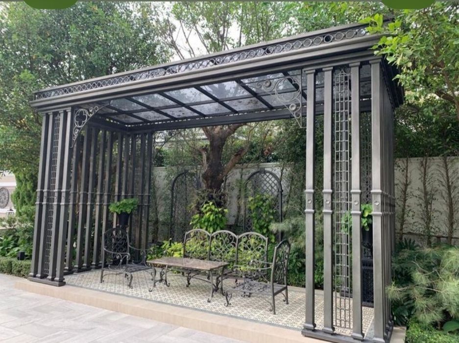 Варота,перила,навесы.