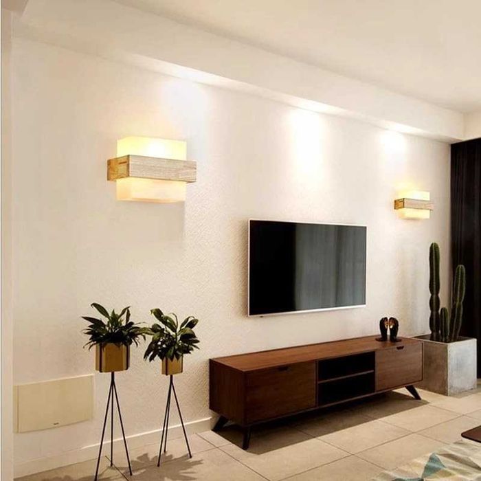 Lampă de perete de interior, cu bilă de sticlă pentru dormitor, hol