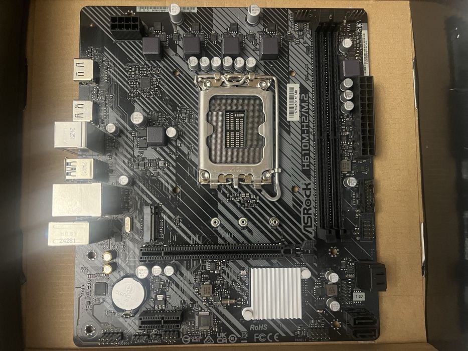 Материнская плата asrock h610m h2 m2