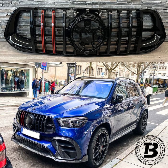 Grila compatibila cu Mercedes GLE W167 C167 B Design