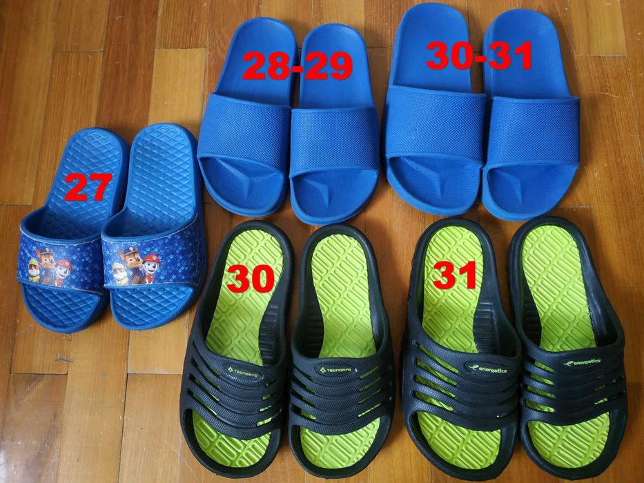 Papuci copii plastic / spuma EVA marimile 27, 29, 30, 31