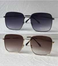 Дамски слънчеви очила квадратни правоъгълни 4цвята кафяви черни CD 661