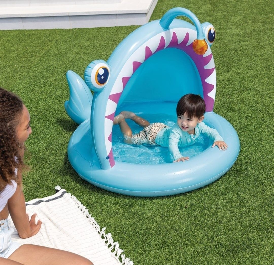 Надуваем басейн Intex Baby - Риба, 127 x 102 x 86 см
