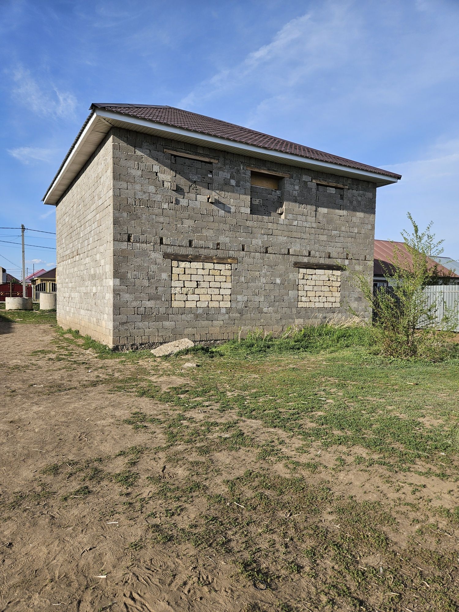 Недостроенный частный дом, микр.Сарыарка Деркул ПДП-2